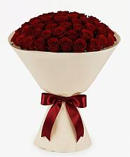 Букет 101 Бордовая роза Блэк Бакарра в им 9 Января
