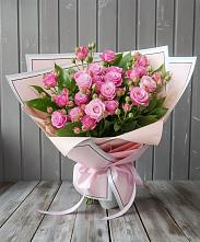 Букет Розовый кустик в им 9 Января