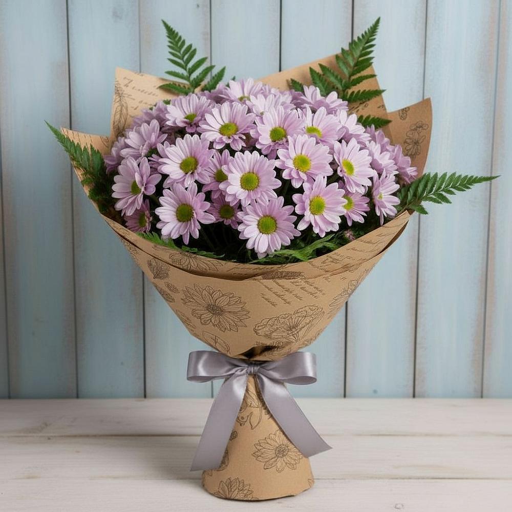 Букет цветов из: Хризантемы в им 9 Января