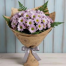 Букет цветов из:  Хризантемы в им 9 Января