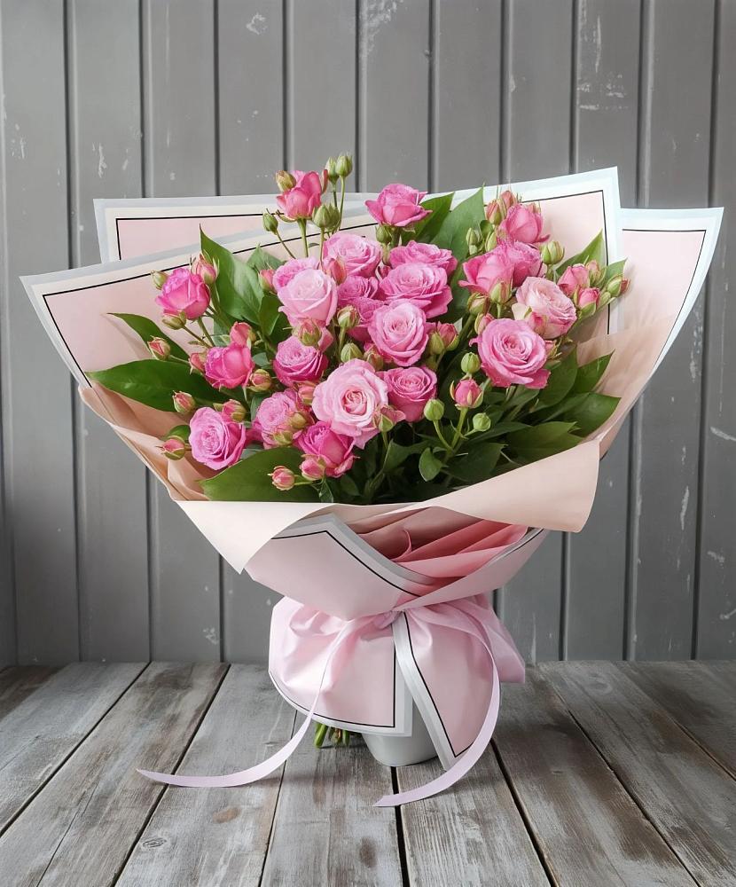 Букет Розовый кустик в им 9 Января