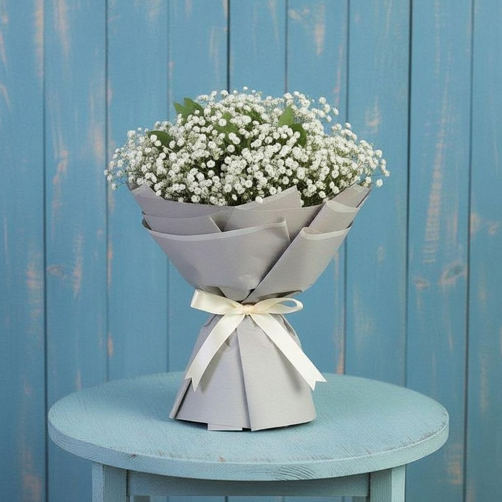 Букет цветов из: Гипсофила в им 9 Января