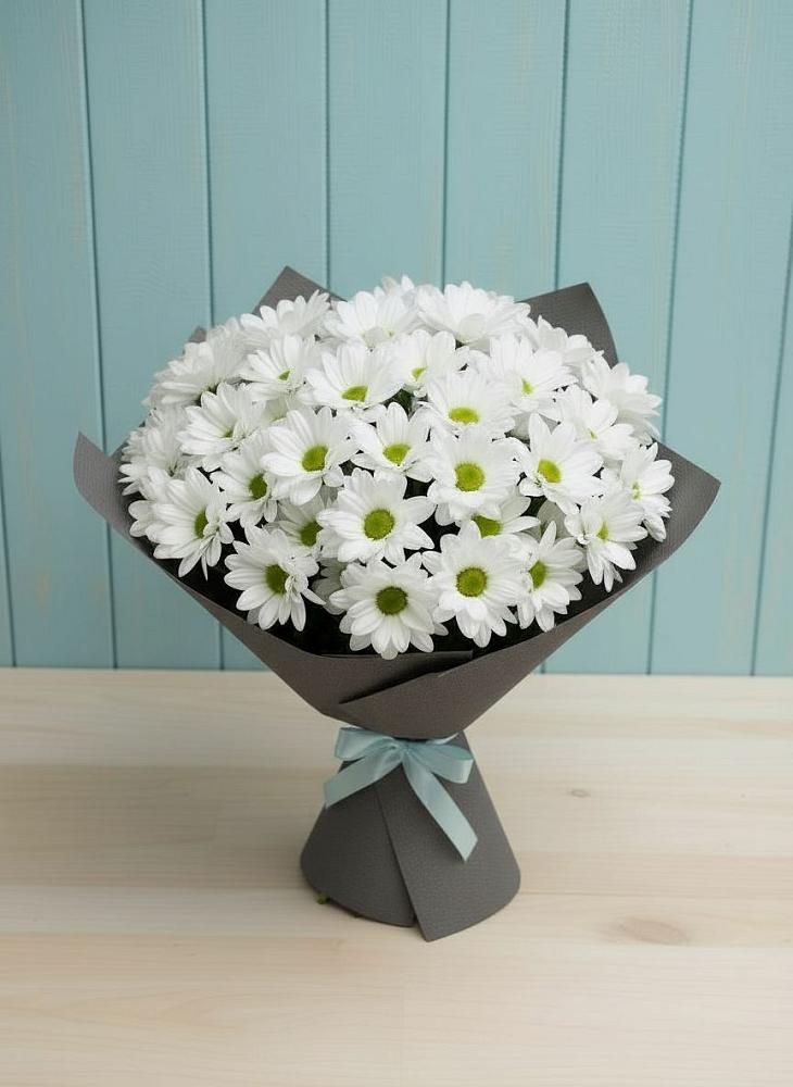 Букет цветов из: Хризантемы в им 9 Января