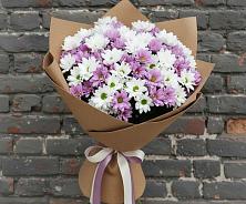 Букет цветов из:  Хризантемы в им 9 Января