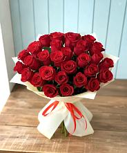 Букет 29 Красных роз в им 9 Января