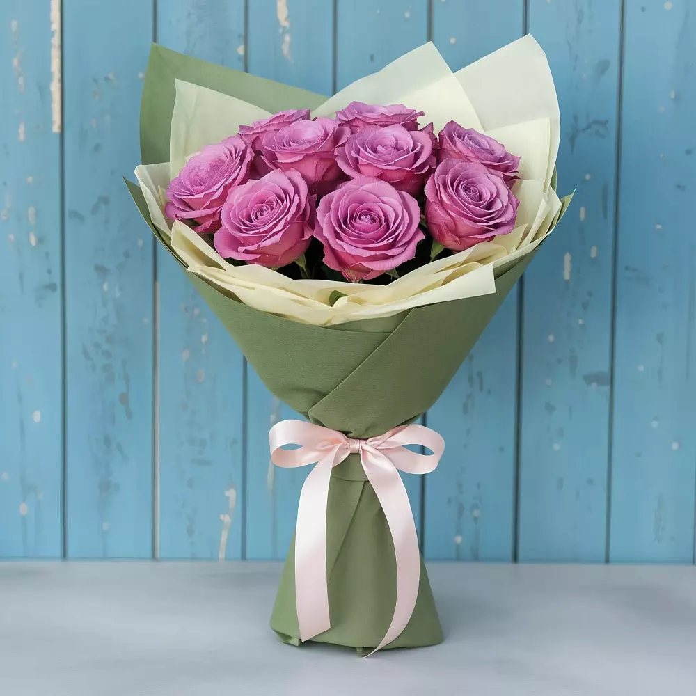 Букет Розы Фёрст Леди в им 9 Января