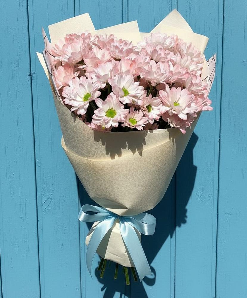 Букет цветов из: Хризантемы в им 9 Января