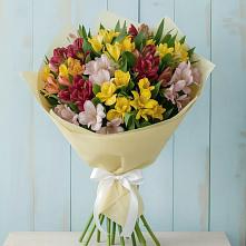 Букет цветов из:  Альстромерии в им 9 Января