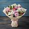 Букет цветов из: Хризантемы, Альстромерии и Розы в им 9 Января
